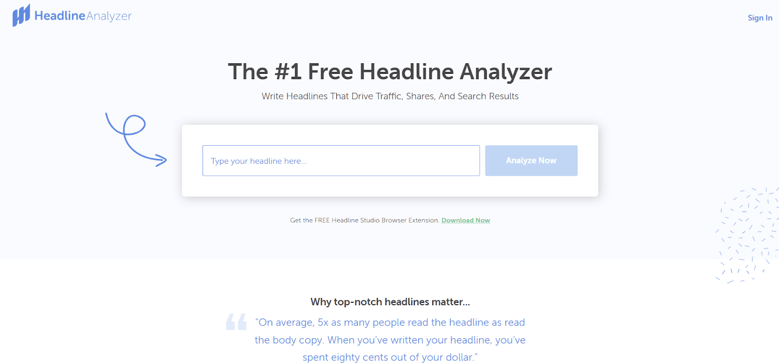 Content creation tools - CoSchedule Headline Analyzer