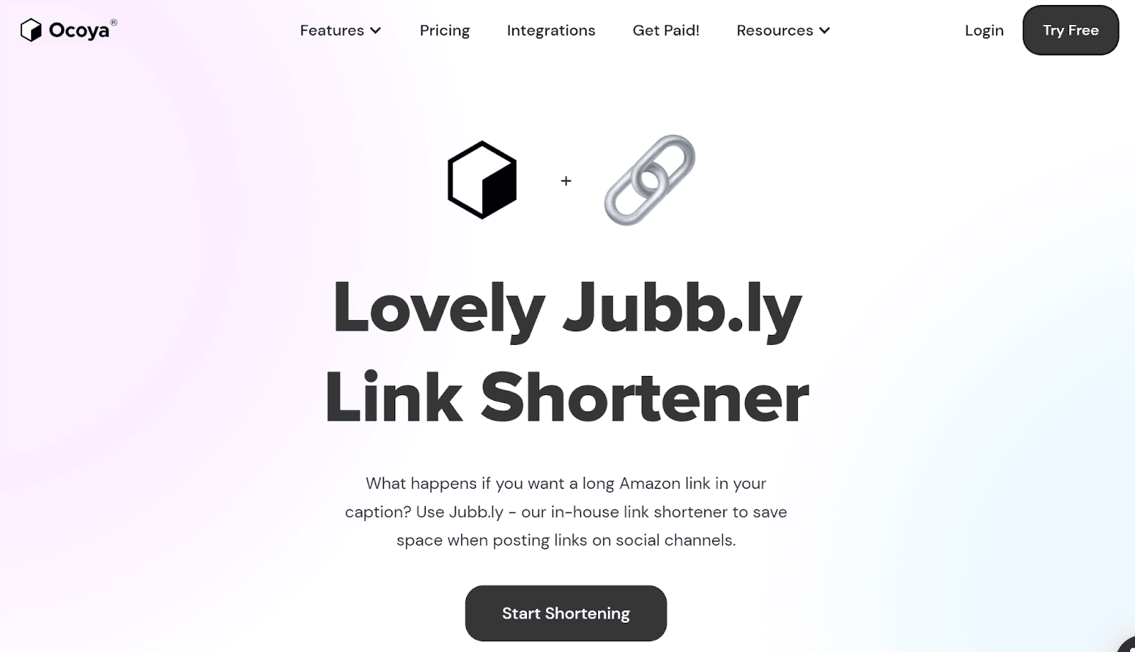 Content creation tools - Ocoya (URL Shortener)