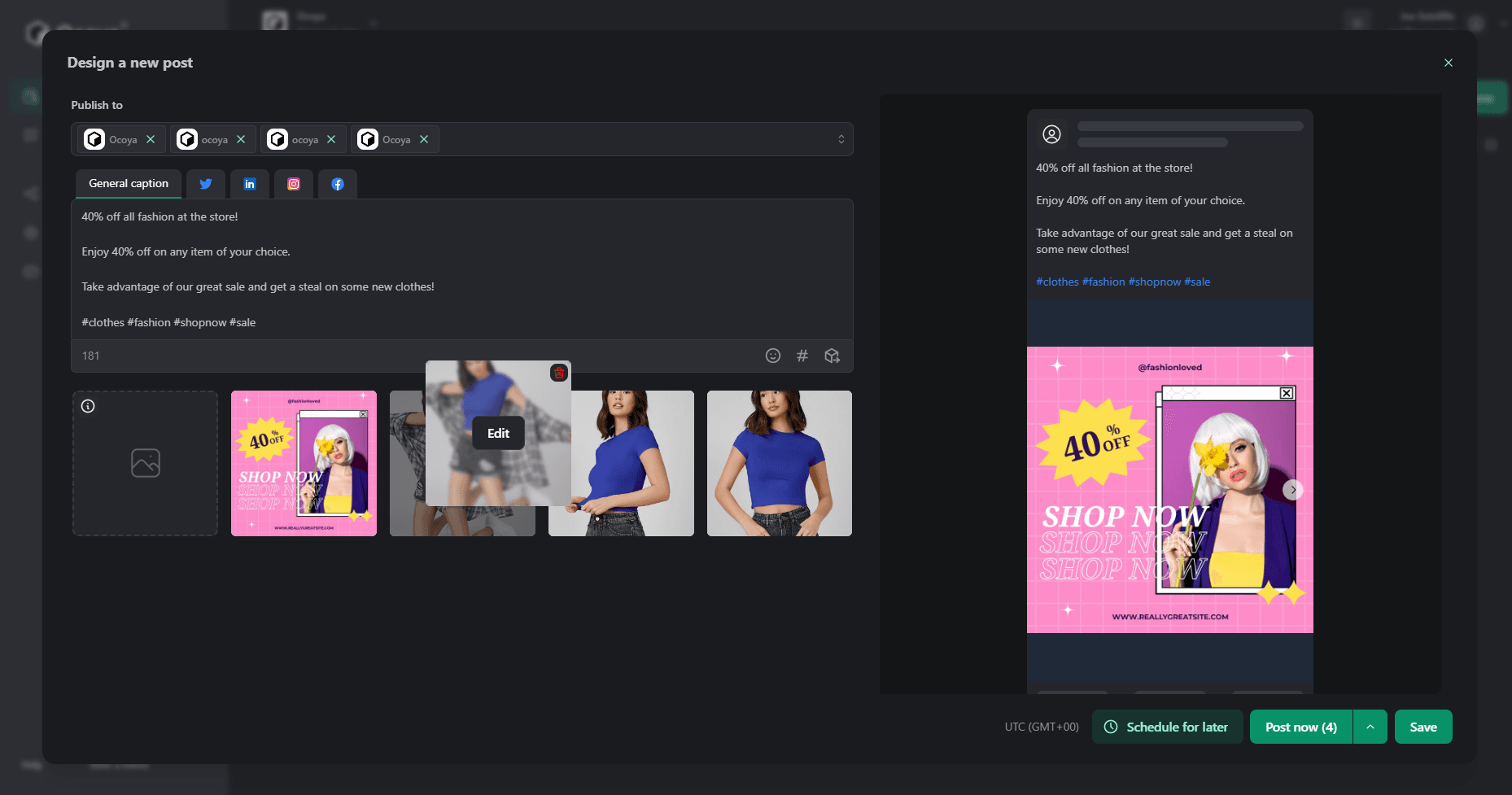 Reorder creatives with Ocoya v3.0