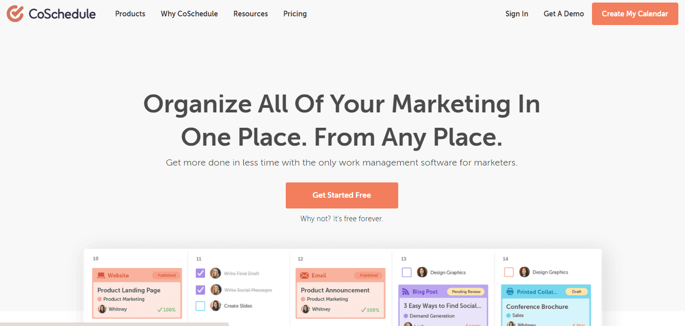 Hootsuite Alternatives - CoSchedule